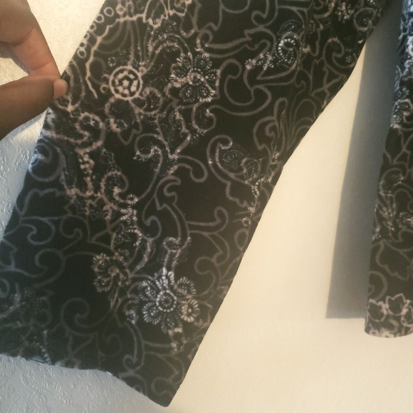 FLASH SALE 🔥 Jane Ashley Full Zip Velour Jacket Size 2X - Picture 3 of 5